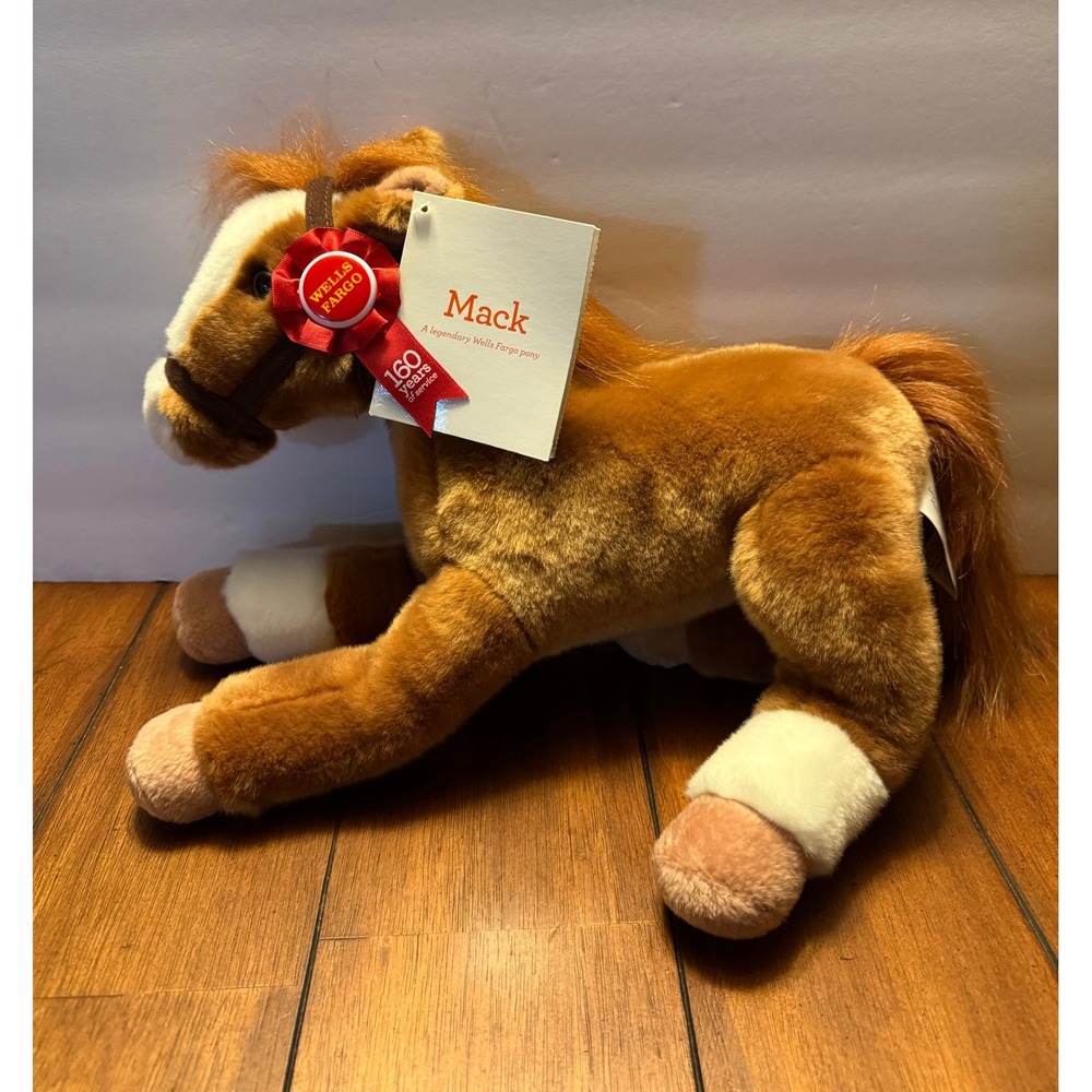 Wells Fargo "Mack" Legendary Pony Plush Horse – New with Tags